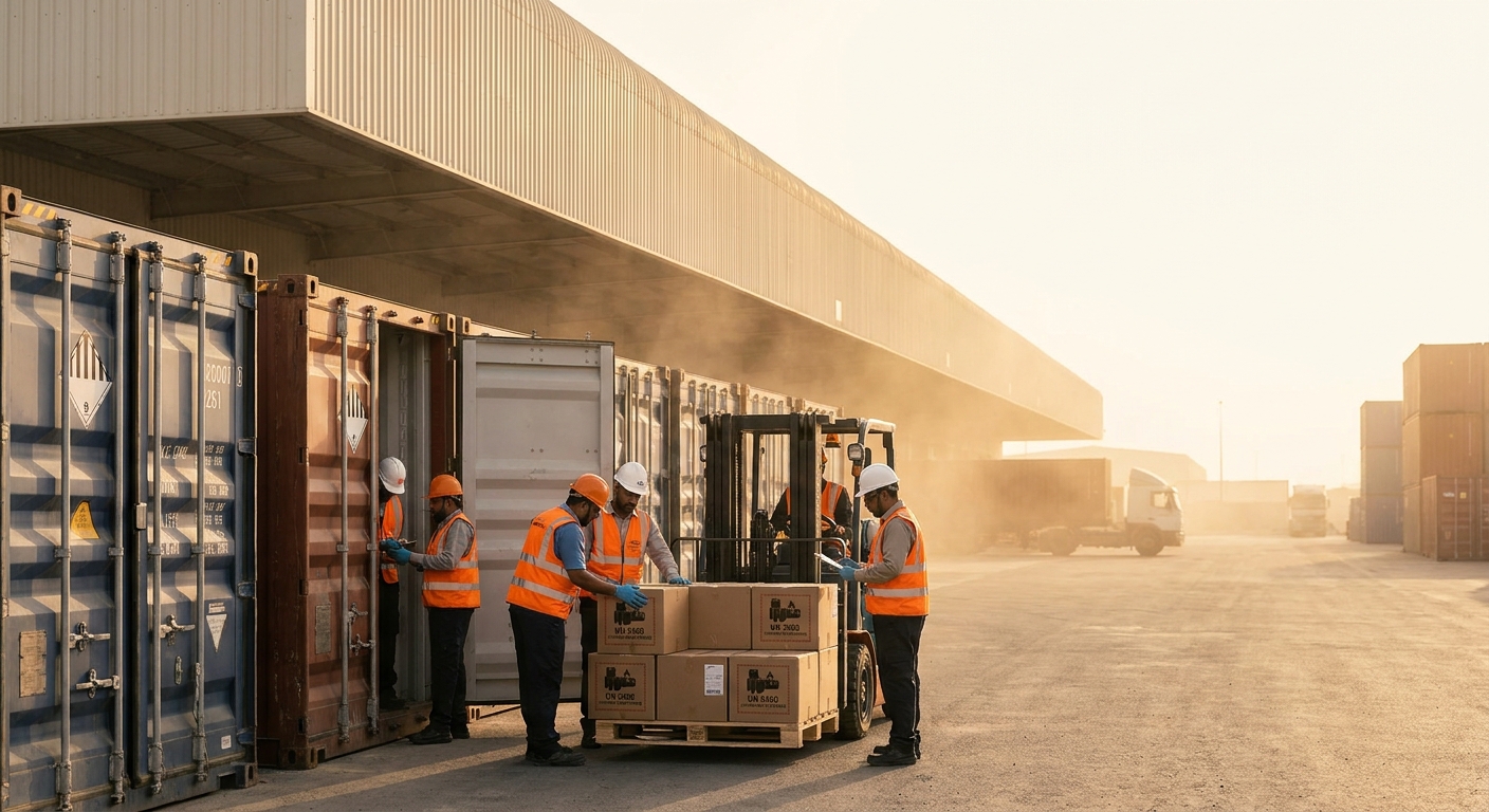 Operational documentary view of imdg code compliance requirements explained in UAE logistics corridor