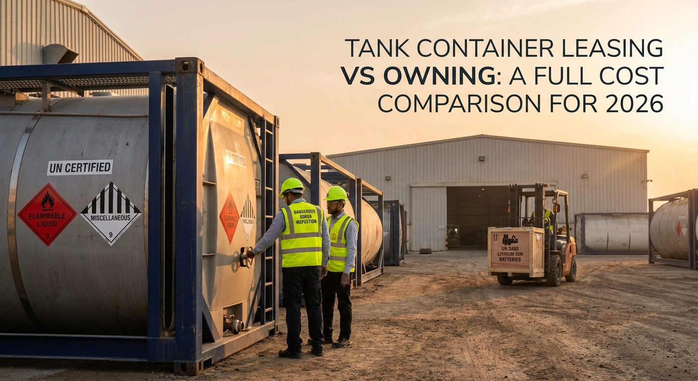 Operational documentary view of tank container leasing vs owning: a full cost comparison for 2026 in UAE logistics corridor
